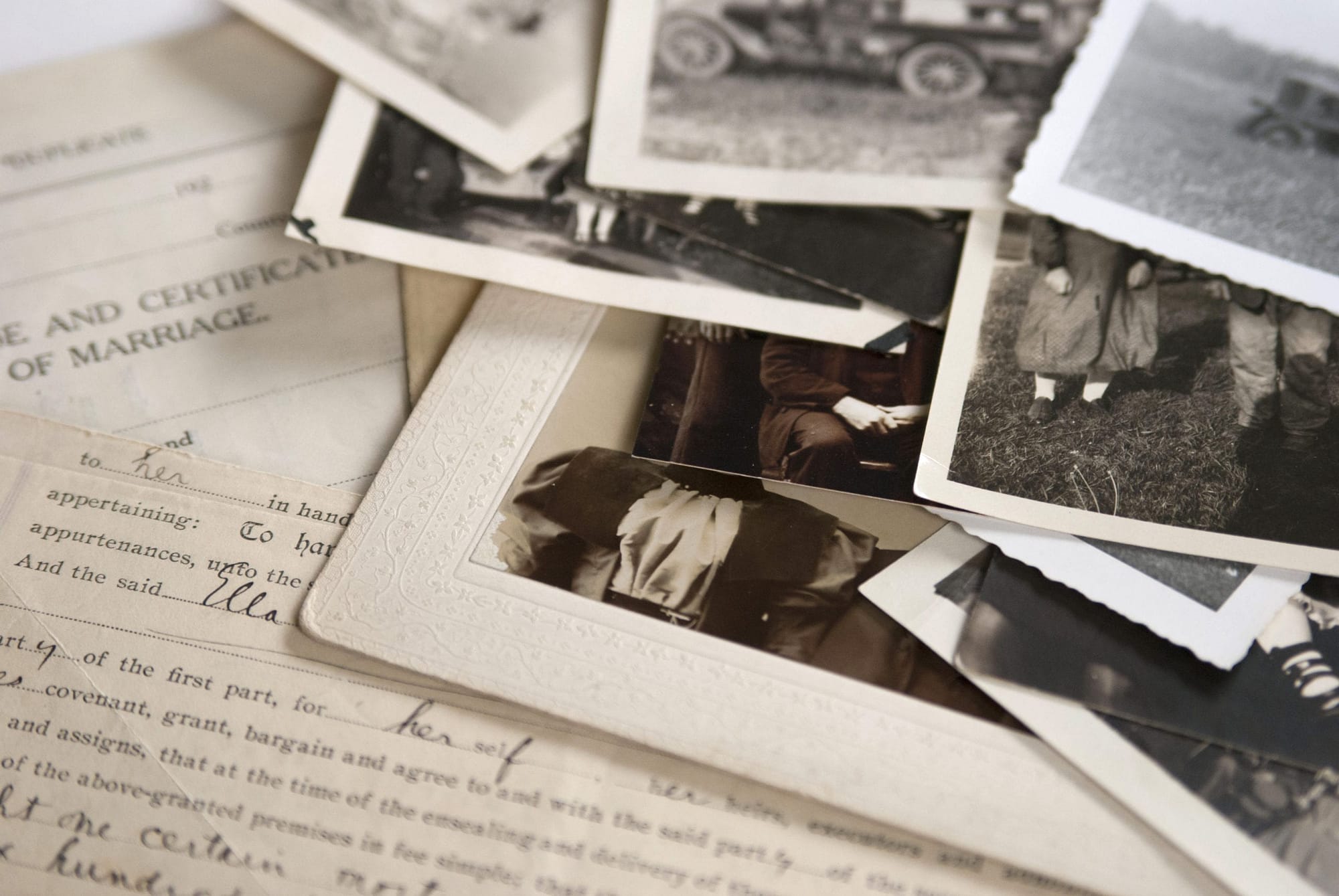 Old Genealogy Family History Photographs